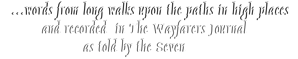 The Wayƒarers Journal