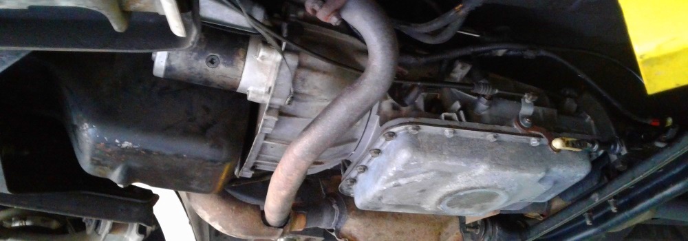 The rebuilt Transmissioninstalled in the Jammer