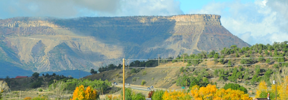 US Highway 160Viewing the Mesa Top