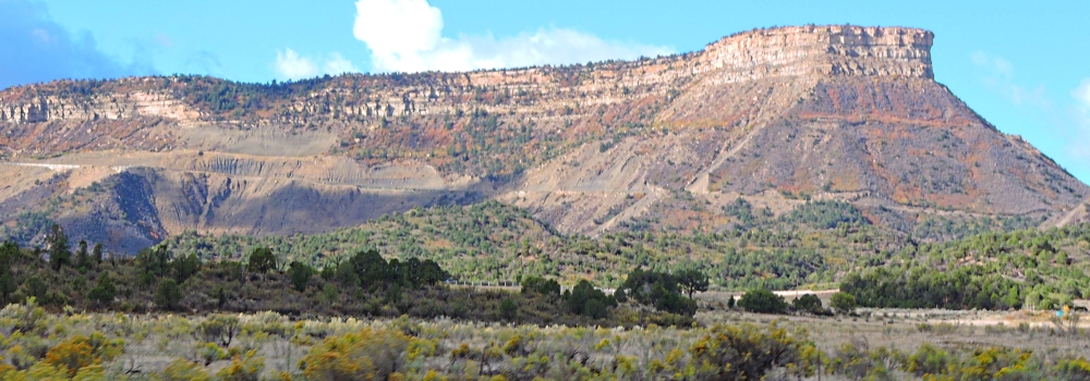 US Highway 160Viewing the Mesa Top