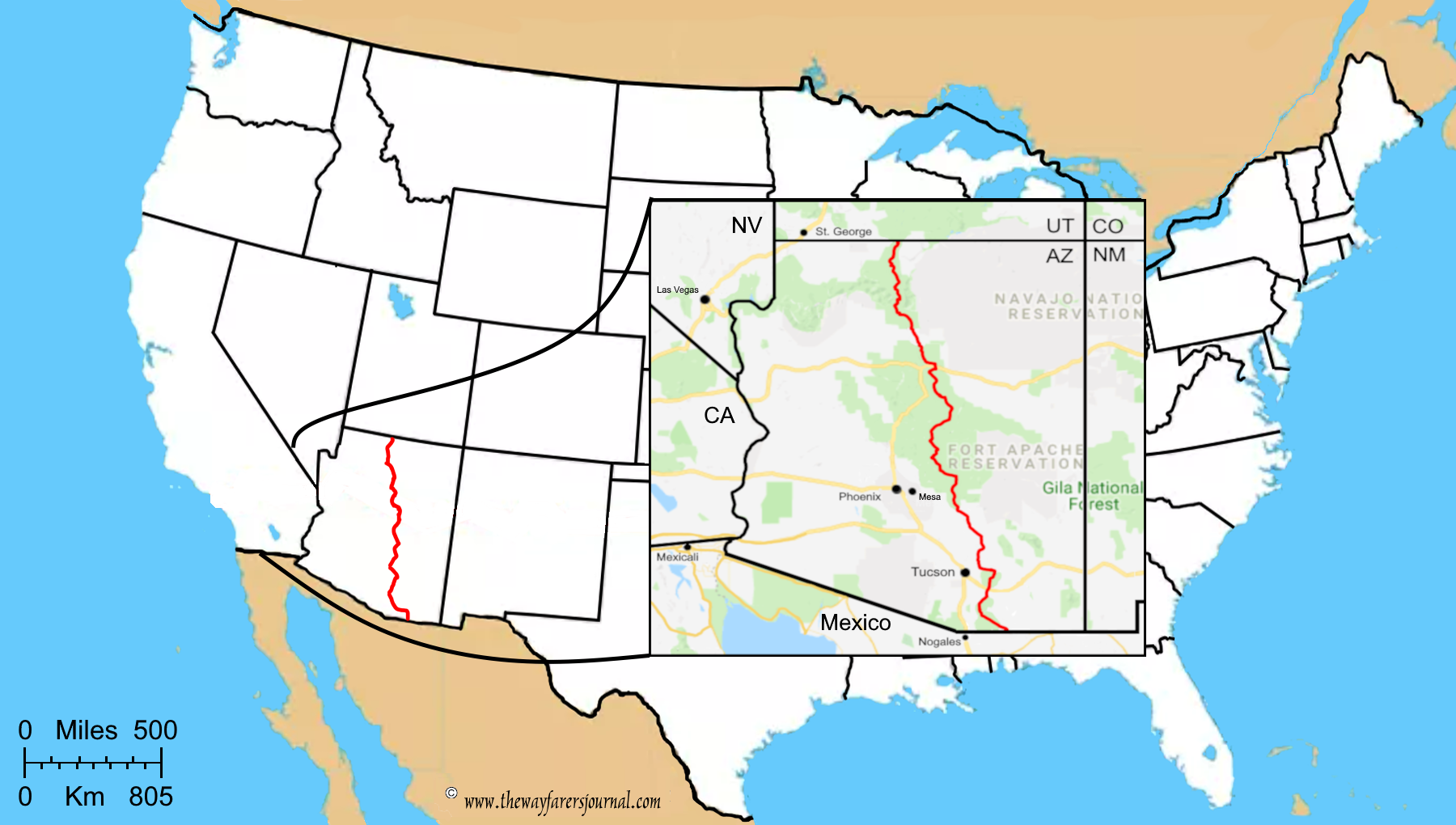 The National Scenic TrailsThe Arizona Trail