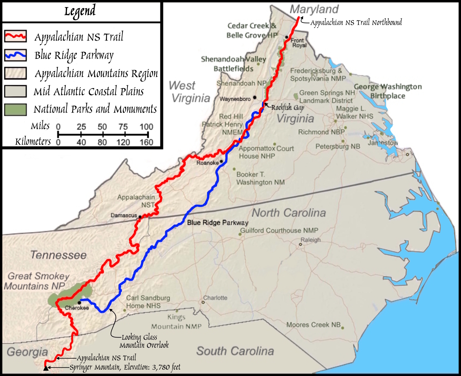 The Roadpath JourneysThe Blueridge Parkway, North Carolina-Virginia