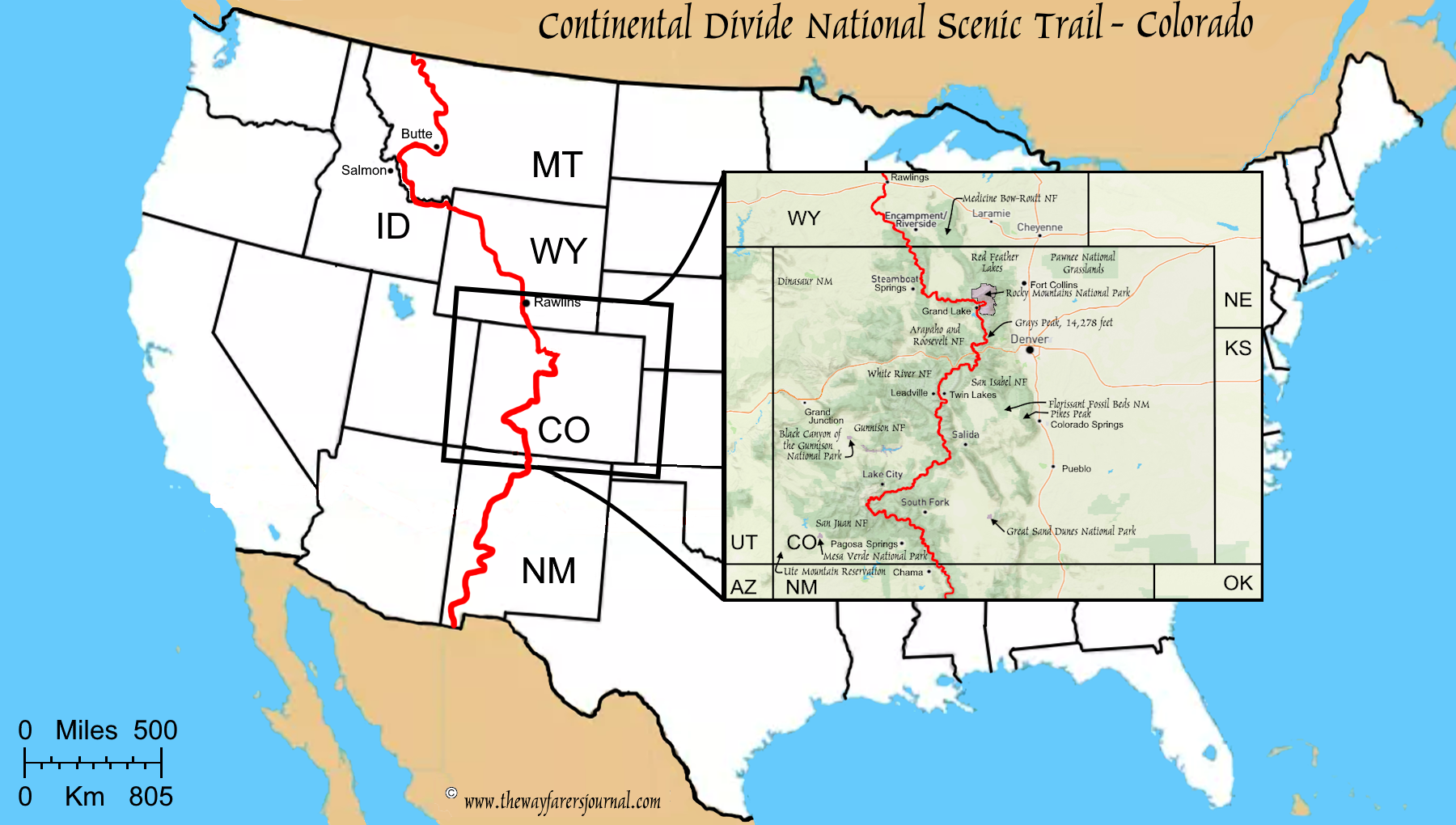 The National Scenic TrailsThe NNN Trail