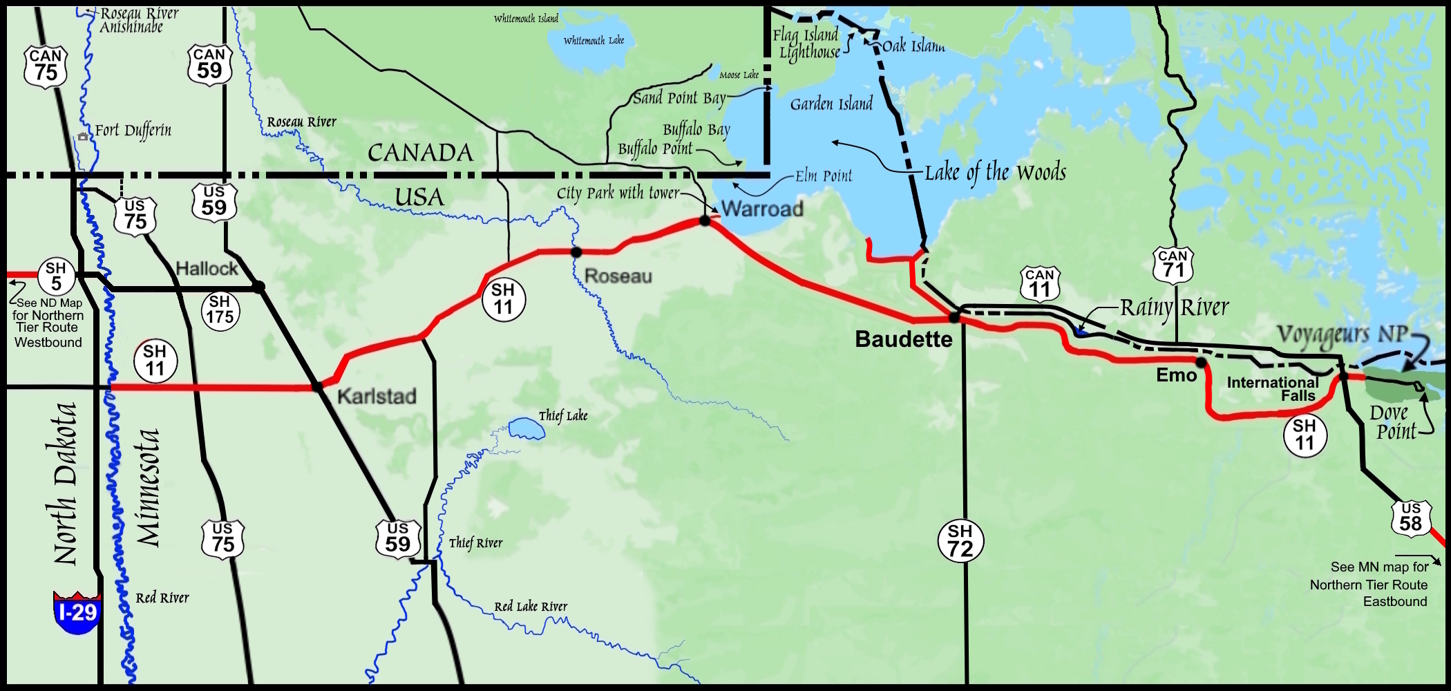 The Roadpath JourneysMinnesota: The Waters of the Dancing Sky State Scenic Byway