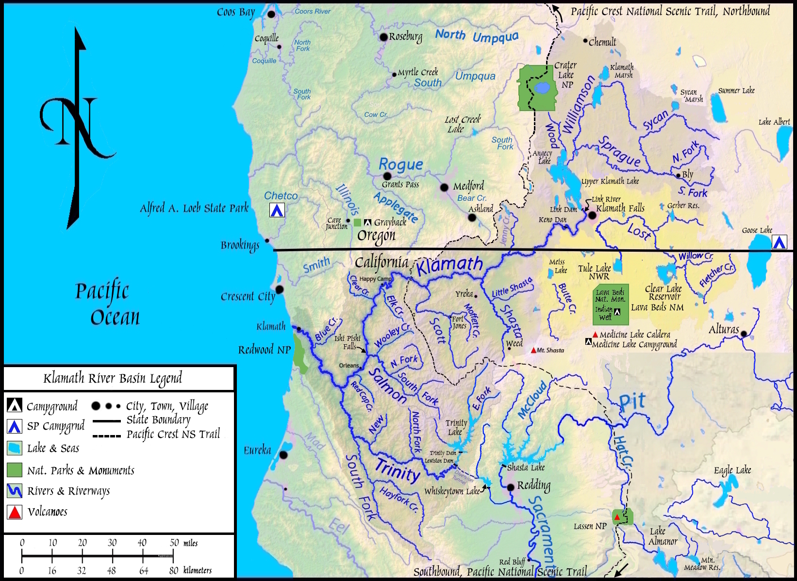 The Earth&prime;s Rivers and TributariessThe Klamath River FFF