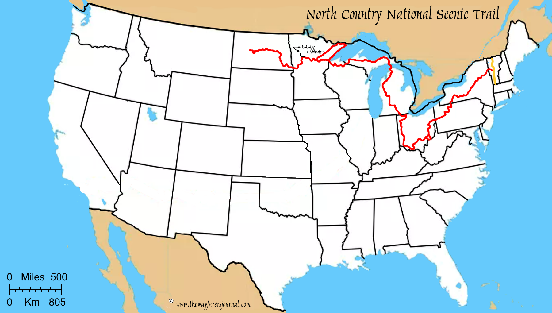 The National Scenic TrailsThe North Country Trail