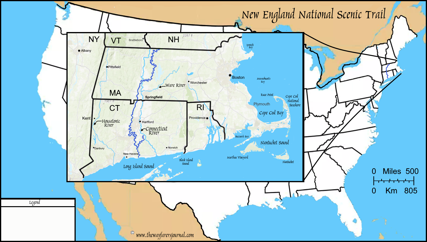 The National Scenic TrailsThe New England Trail