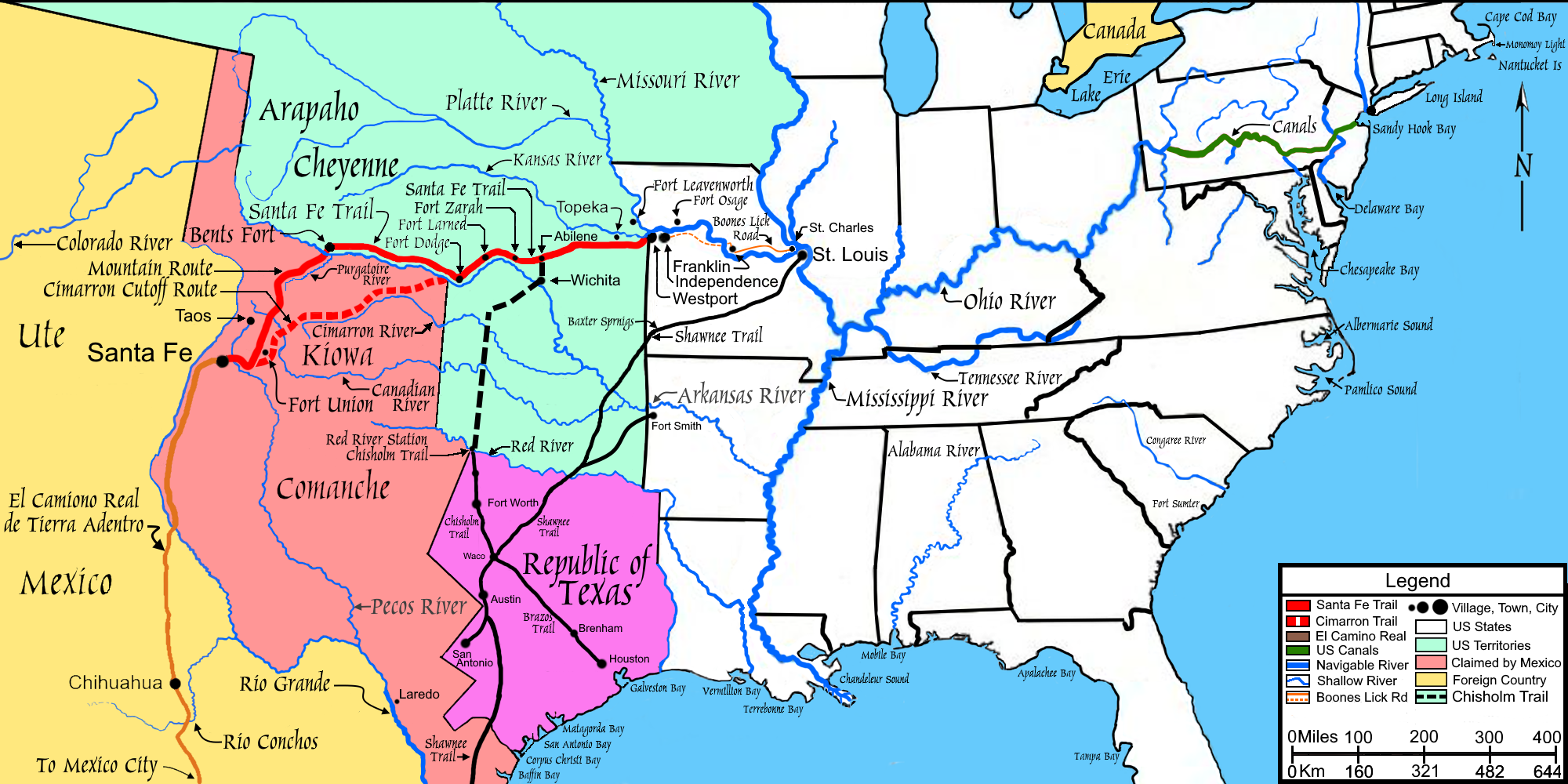 The National Scenic National Historic TrailSSS: The Santa Fe National Historic Trail