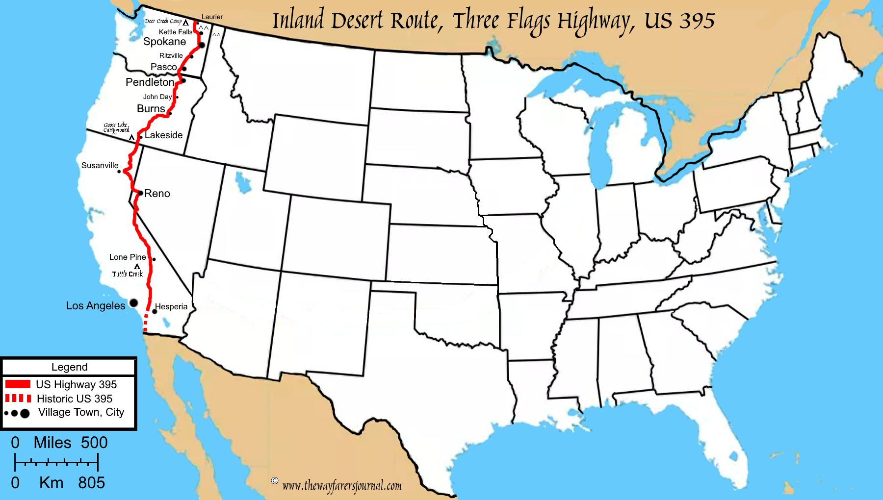 The National Numbered HighwaysThe Inland Desert Route