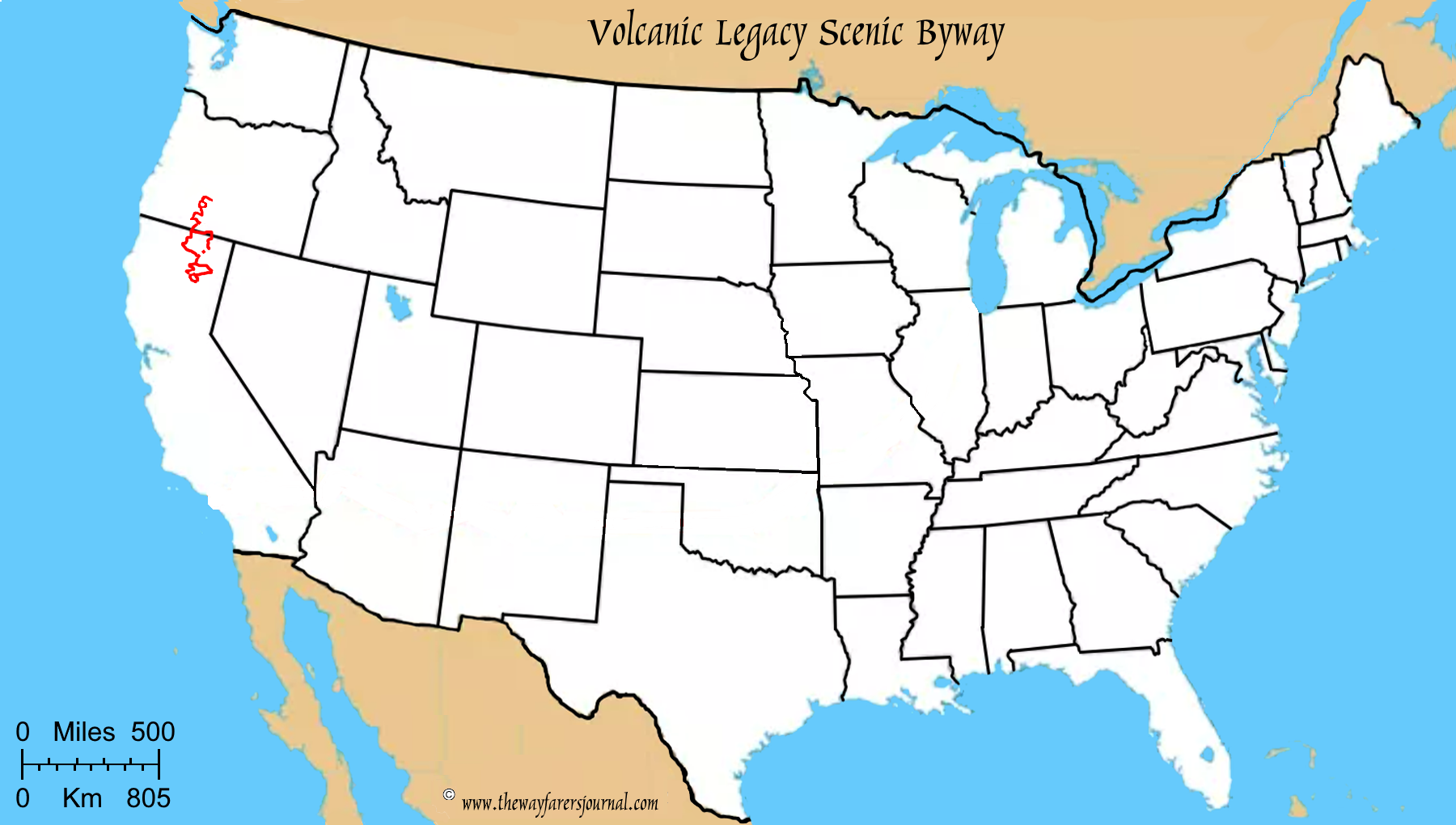 The Roadpath JourneysThe Volcanic Legacy Scenic Byway, California