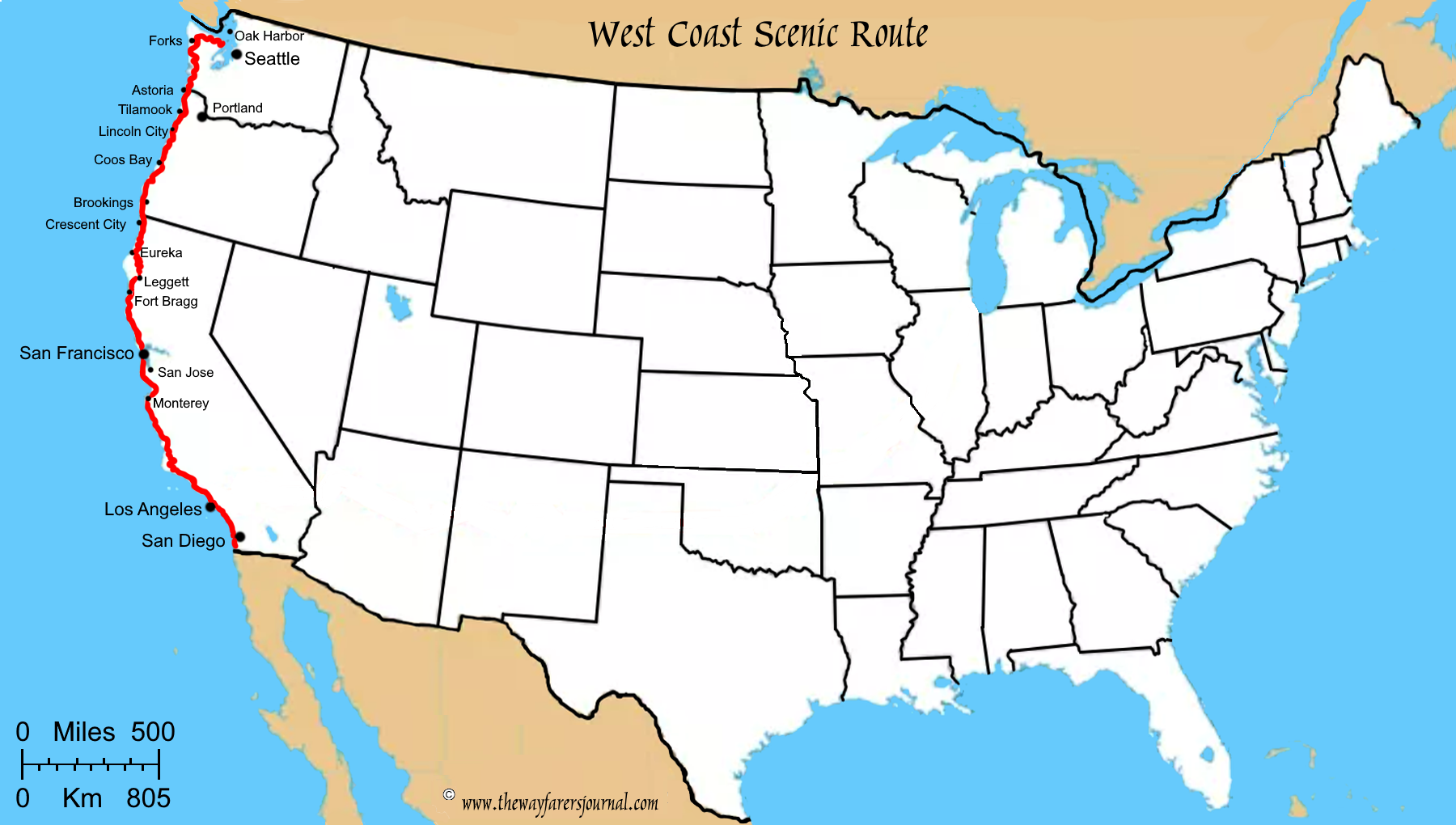 The Roadpath JourneysThe West Coast Scenic Route, SSS