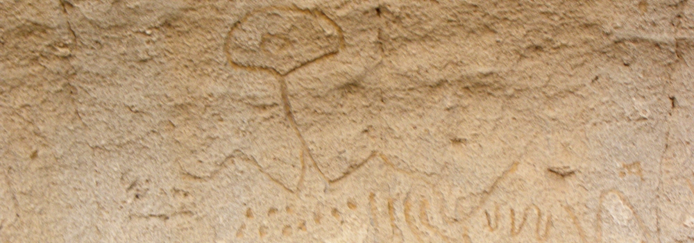 The Petroglyphat Lava Beds