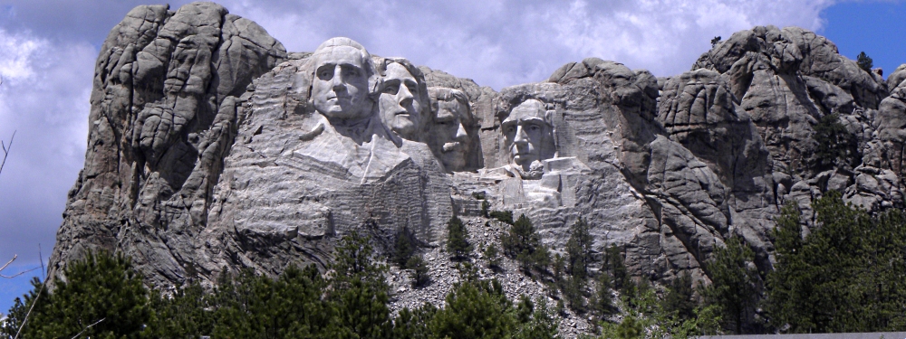 The Rock Relief ArtThe Mount Rushmore