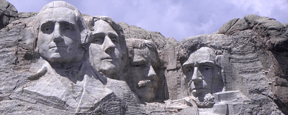 The Rock Relief ArtThe Mount Rushmore