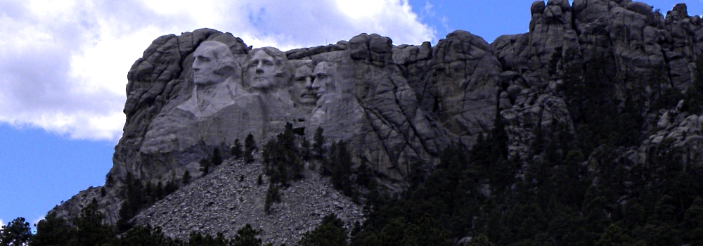 The Rock Relief ArtThe Mount Rushmore