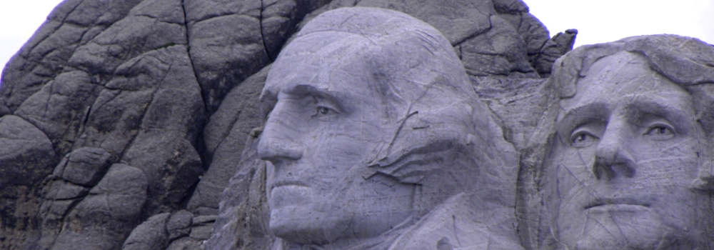 The Rock Relief ArtThe Mount Rushmore