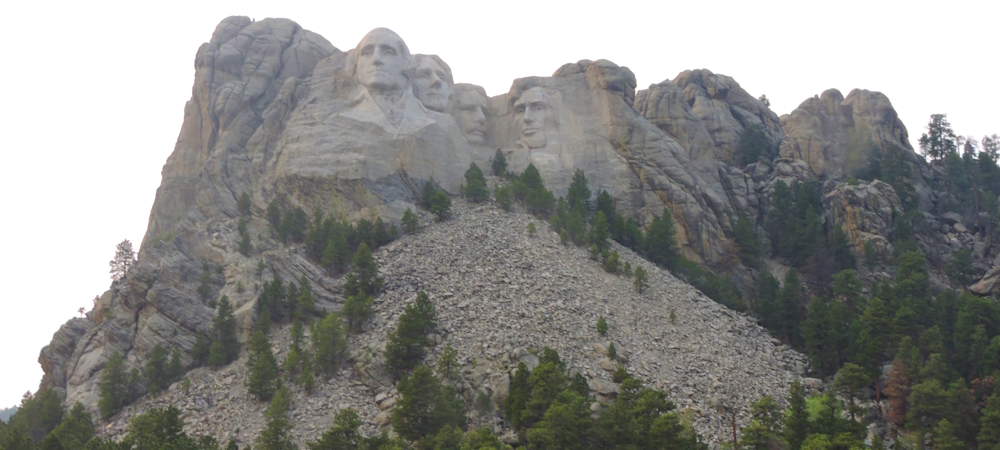 The Rock Relief ArtThe Mount Rushmore