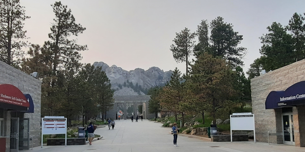 The Rock Relief ArtThe Mount Rushmore