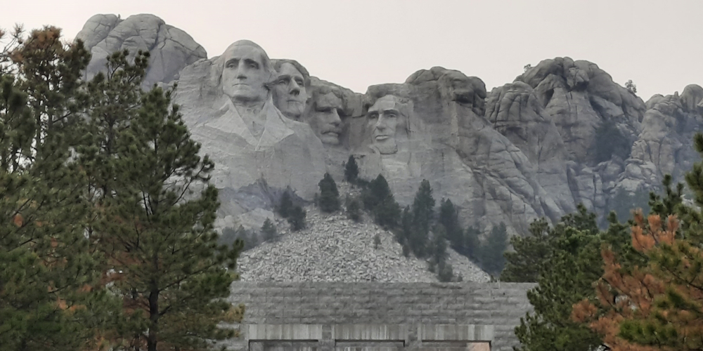 The Rock Relief ArtThe Mount Rushmore