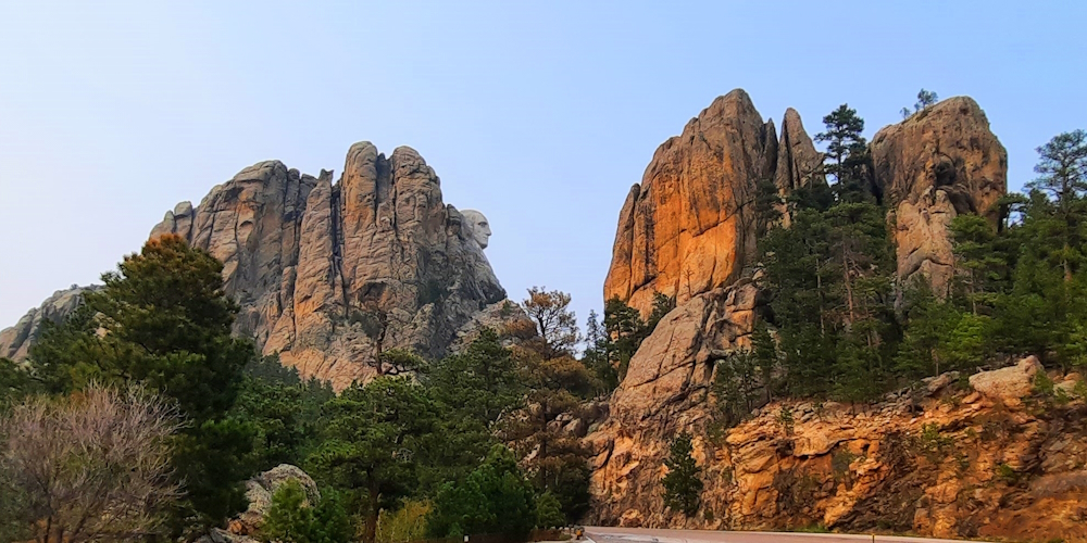 The Rock Relief ArtThe Mount Rushmore
