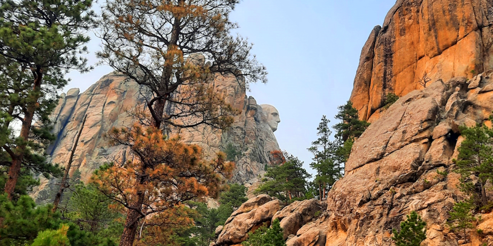 The Rock Relief ArtThe Mount Rushmore