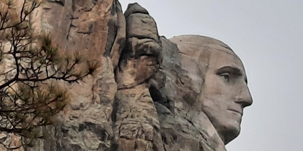 The Rock Relief ArtThe Mount Rushmore