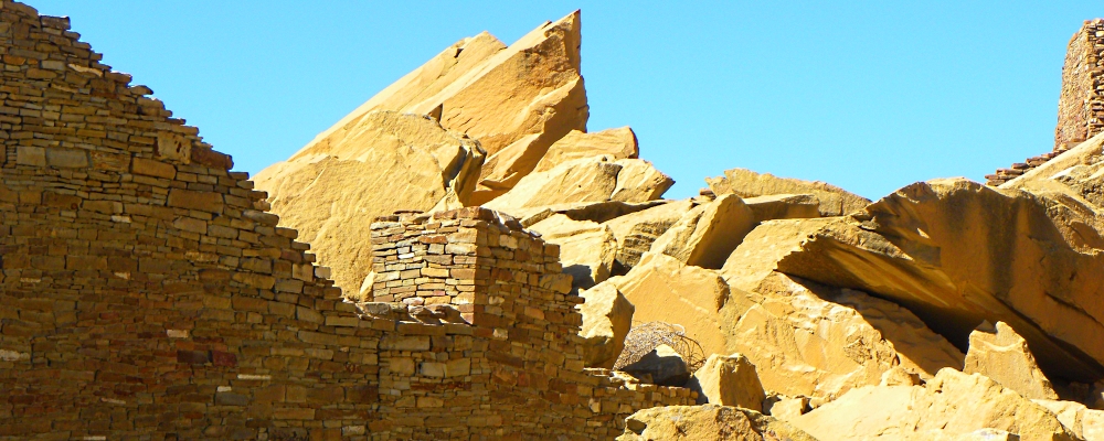 The Pueblo Bonito Ruinsat Chaco Canyon