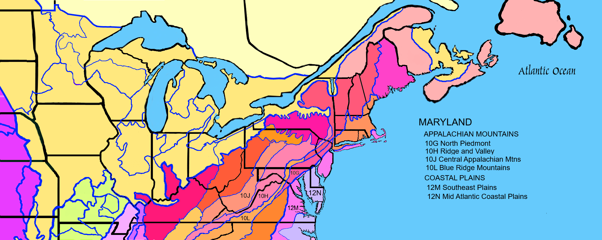 The Appalachian Mountainsin Maryland