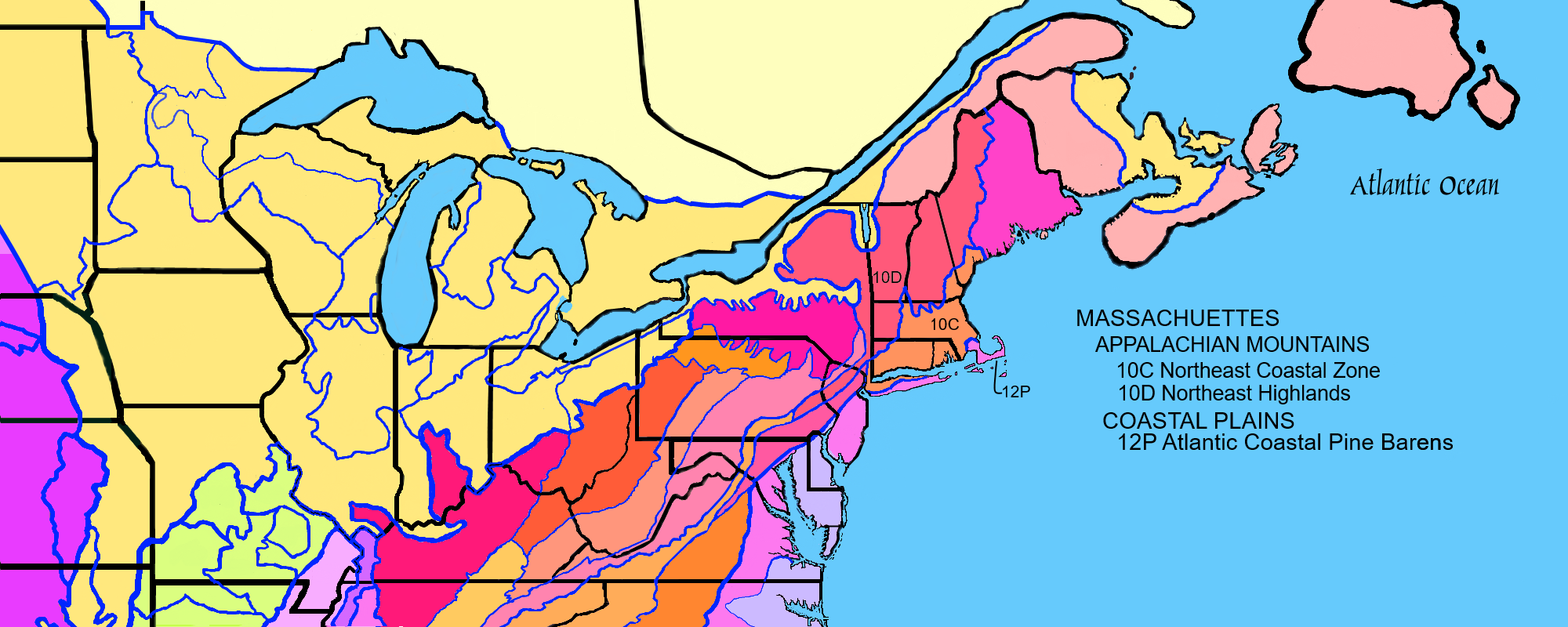 The Appalachian Mountainsin Massachusetts