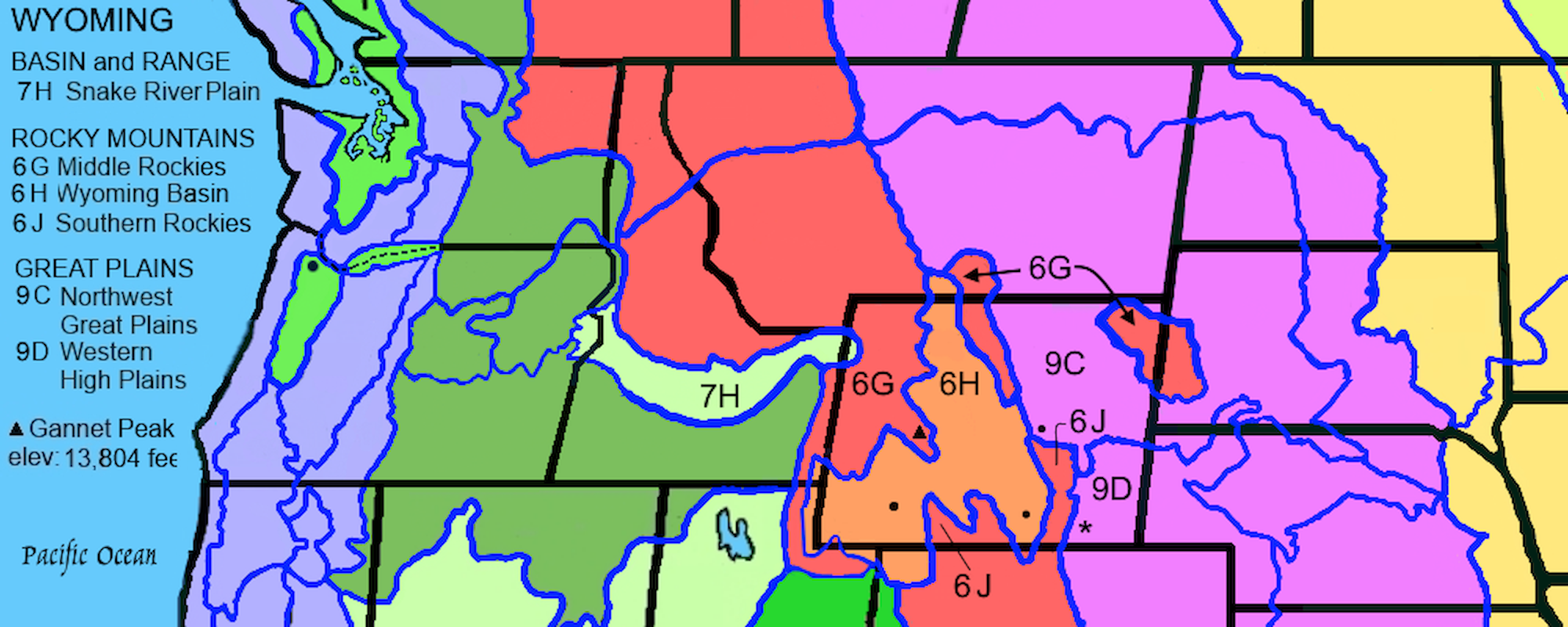 The Rocky Mountainsin Wyoning