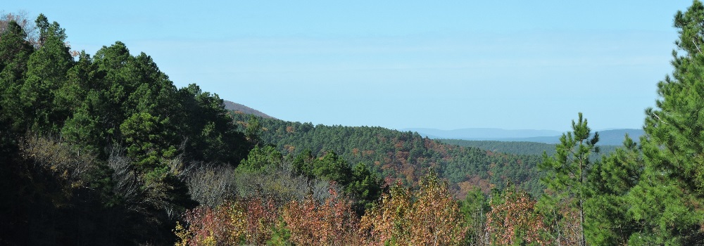 The Interior Highlands RegionsOklahoma: The Talimena Scenic Byway border=