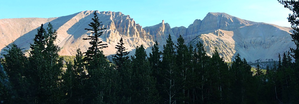 Great Basin Desert National ParkWheeler Peak from Wheeler Campground