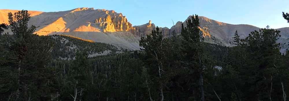 Great Basin Desert National ParkWheeler Peak from Wheeler Campground