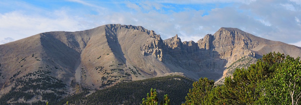 Great Basin Desert National ParkWheeler Peak from Wheeler Campground