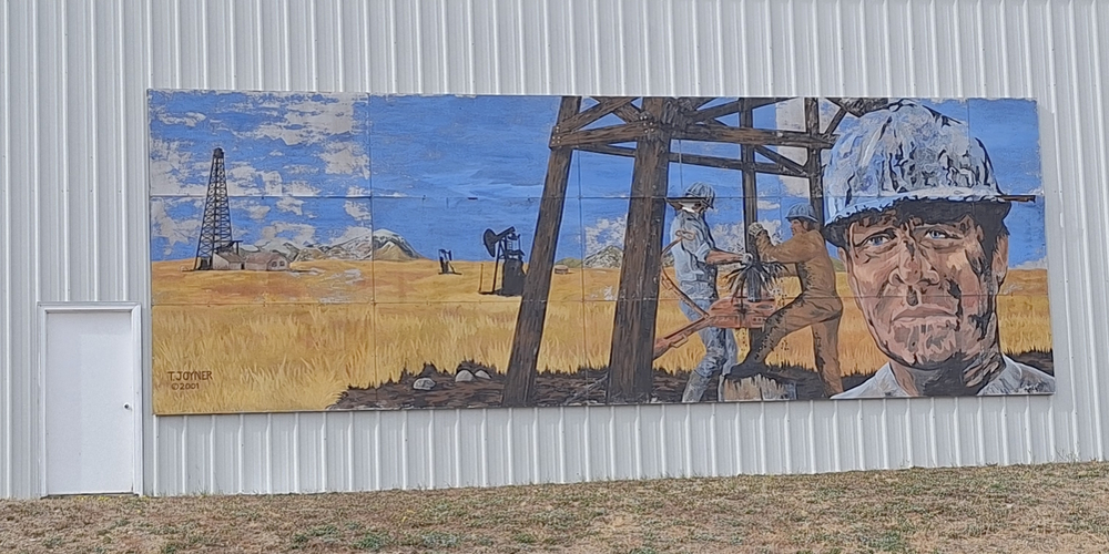The Modern Man, The ArchitectureWall Murals of Cut Bank: Roughnecks