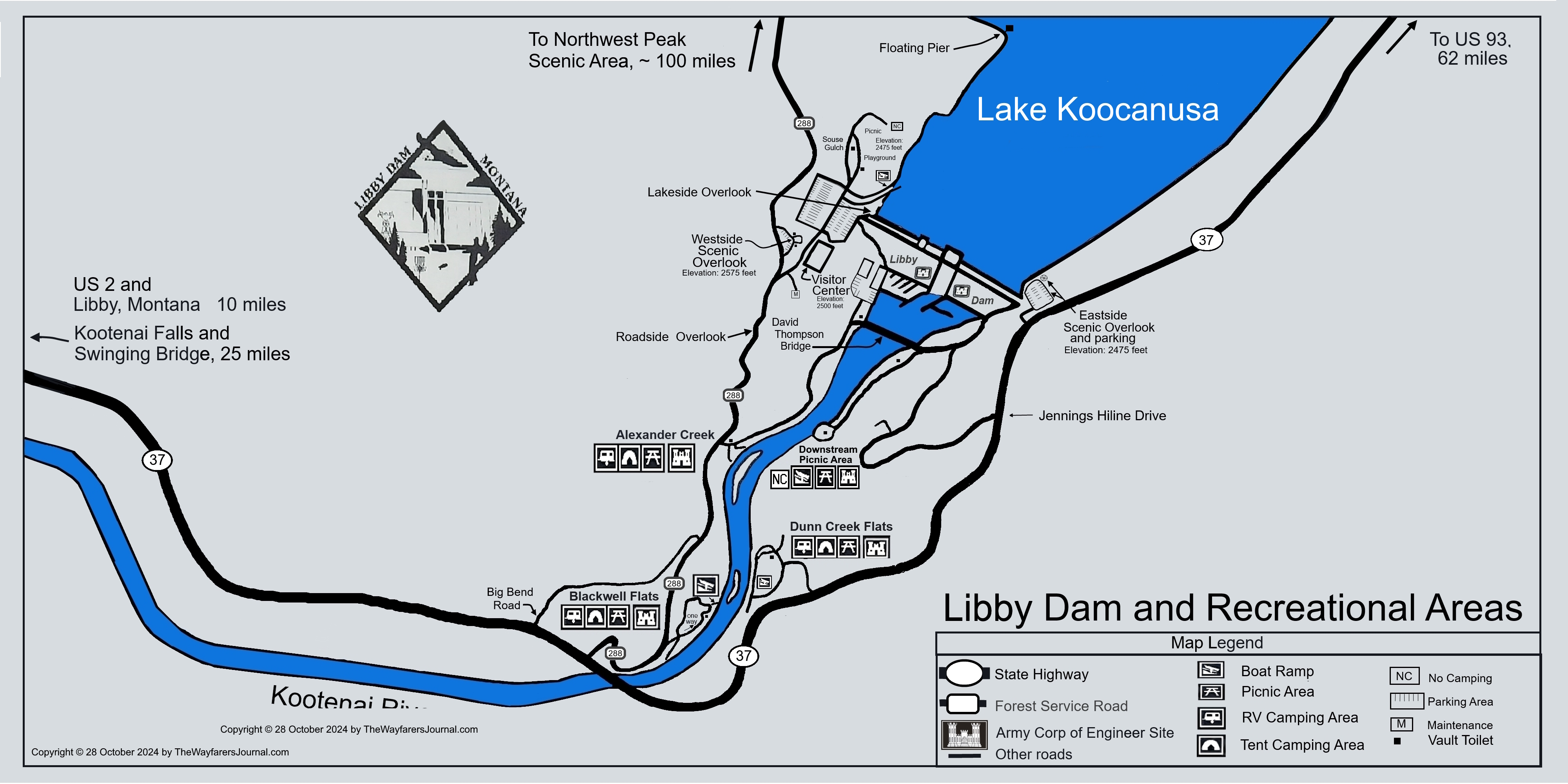 The FivesThe Blackwell Flats Recreational Area Campground, Montana,