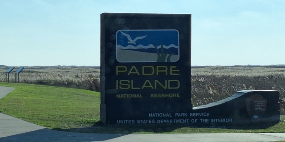 A Way&fnof;arers Campsites: 2023Padre Island National Seashore: Park Sign