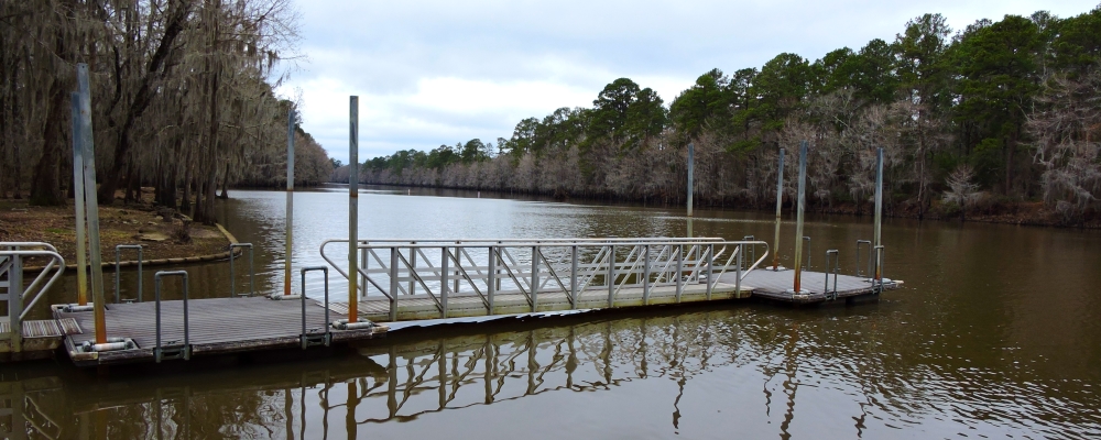 The SixesCaddo Lake State Park Campground