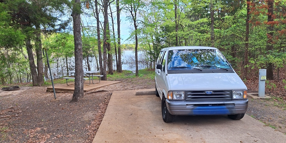 The SixesLake Tawakoni State Park Campground, Texas