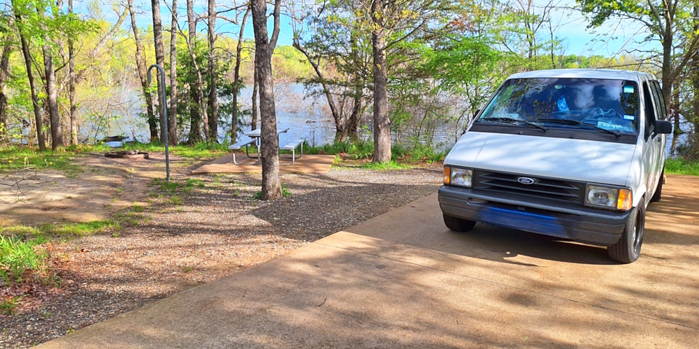 The SixesLake Tawakoni State Park Campground, Texas