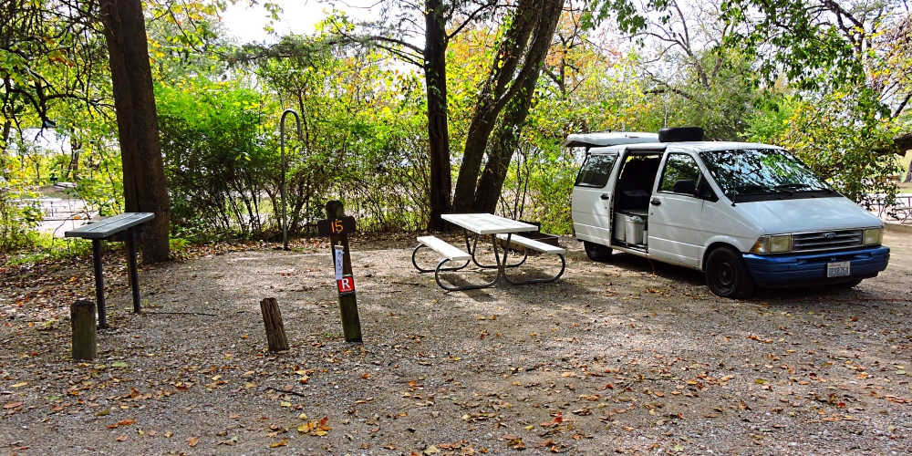 The SevensBonham State Park Campground, Texas