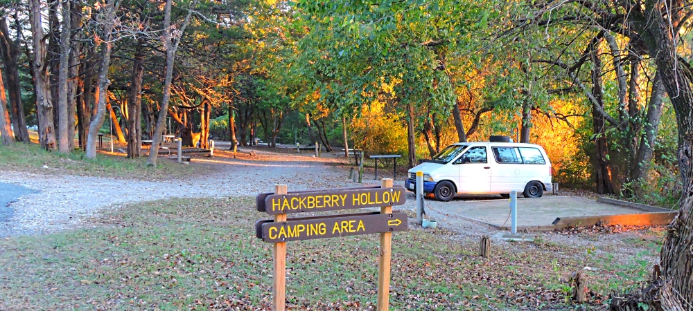 The SevensBonham State Park Campground, Texas