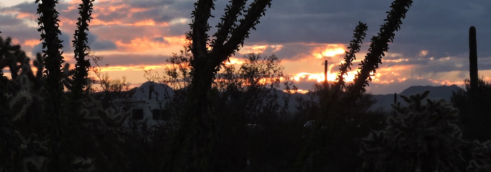 The January Sunglow in Tucson, AZ