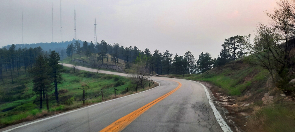 The May 2023 JourneyRapid City, South DakotaFog and Smoke from the Wild Fires